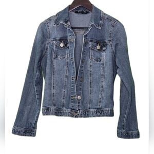 Baccini Classic Blue Jean Jacket, Small